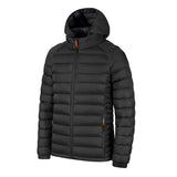 Men's Lightweight Winter Hooded Jacket - Warm, Zipper, Pockets