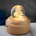 LED Night Light Flower Crystal Ball - Serene Ambiance for Bedroom Decor - Minihomy