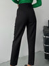 High Waist Trousers Slim Fit for Women - Minihomy