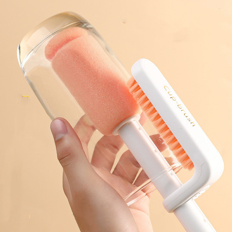 Non Dead Corner Glass Cleaning Brush Kitchen Gadgets - Minihomy