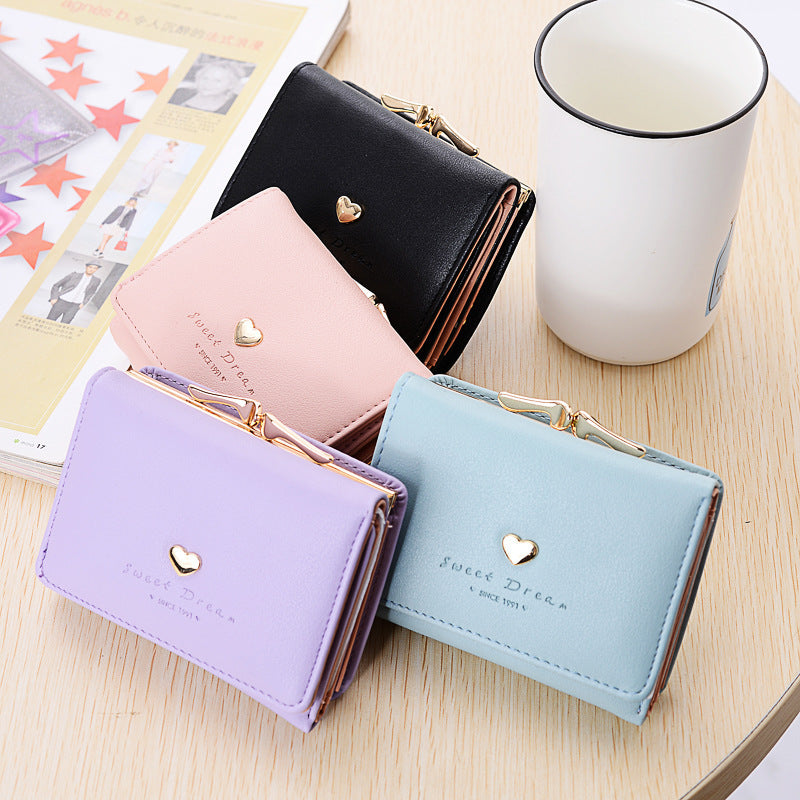 Buckle Change Bit Card Bag Multi-function Wallet - Minihomy