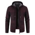 Loose Plus Size Zipper Wool Casual Jacket - Minihomy