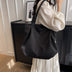 Large Capacity Totes Simple Commuting Daily Shopping Shoulder Casual Handbag - Minihomy