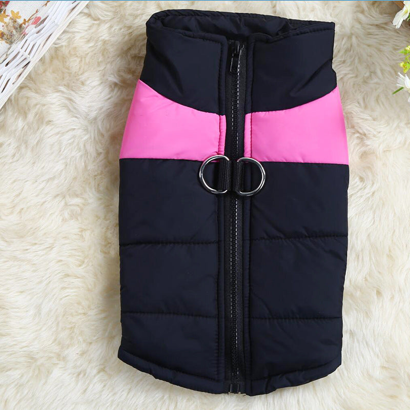 Autumn And Winter Pet Ski Wear Dog Outdoor Coat Vest Breathable Pet Supplies Coat - Minihomy