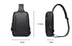 Men Chest Bag Shoulder Bags Crossbody Sling Backpack - Minihomy