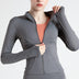 Crop-Tops Sweatshirts Gym Jacket Fitness Coat - Minihomy