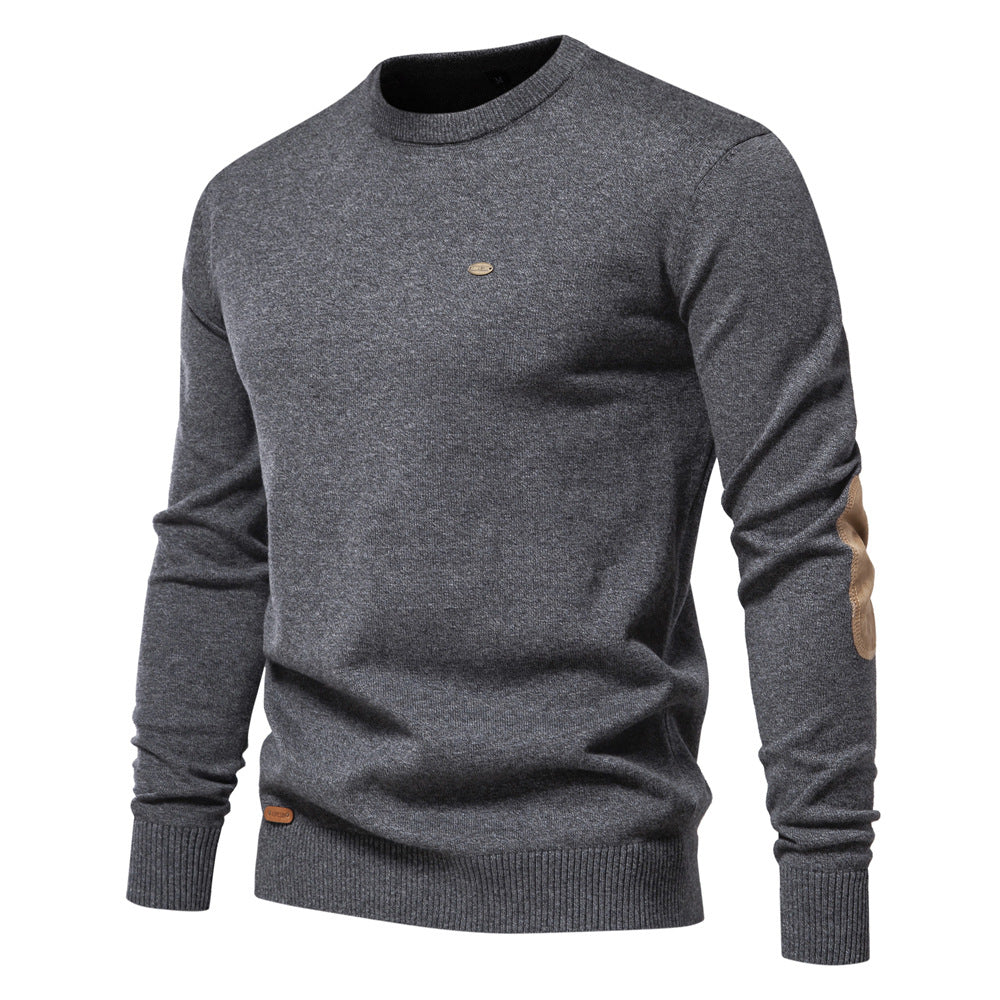 Men's Casual All-match Round Neck Sweater - Minihomy