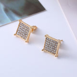 Titanium Steel Small Ear Studs: Simple Retro Minority Light Luxury Temperament Earrings For Women