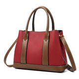 Women's Contrast Color Bag - Capacity Shoulder Crossbody Bag