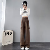 Overalls Women's High Waist Trousers: Elevate Your Casual Chic - Minihomy