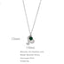 Necklace Stainless Steel Zircon Ornament: Adorn Yourself with Celestial Elegance - Minihomy