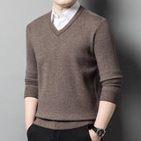 Woolen Sweater Men's Thick Middle-aged Business