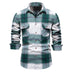 Men's Plaid Long Sleeve Shirt Top - Minihomy