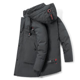 Cotton-Padded Coat Men's Mid-Length Thickened Warm and Loose Jacket - Minihomy