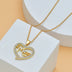 Mother's Day Mom Heart Shape With Diamond Letter Necklace For Women Fine Jewelry Women Accessories Fashion Jewelry - Minihomy