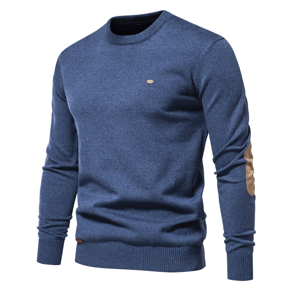 Men's Casual All-match Round Neck Sweater - Minihomy