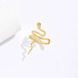 Design Ear Clip Gold Snake Winding Retro - Minihomy