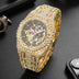 Full Diamond Hip Hop Party Automatic Hollowing Mechanical Watch - Minihomy