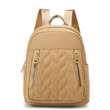 Women's Backpack - Simple Rhombus Trendy Solid Color