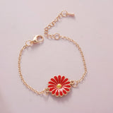 Women's Simple Alloy Daisy Bracelet