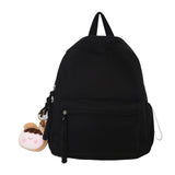 Women's Japanese Style Solid Color Raw Backpack - Cute And Lightweight Travel