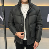 Men's Stand-up Collar Down Jacket Coat - Minihomy