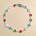 Multi-Color Micro-inlaid Rainbow Crystal Anklet For Women - Minihomy