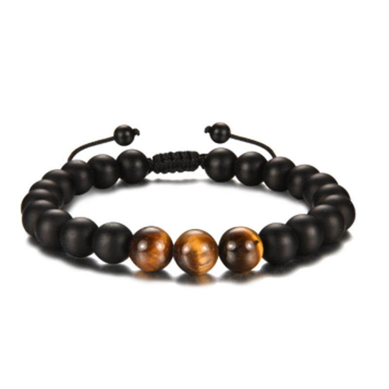 Men's Football Beaded Woven Bracelet - Minihomy