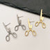 Creative Jewelry Retro Scissors Ear Studs for Women - Minihomy