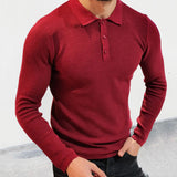 Slim Long Sleeve Top Men's Clothing