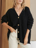 Popular Solid Color Cardigan Sweater Coat For Women - Minihomy