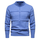 Crew Neck Casual Slim-fit Jumper - Minihomy