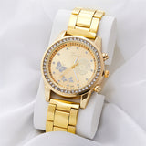 Butterfly Digital Quartz Diamond-embedded Watch - Minihomy