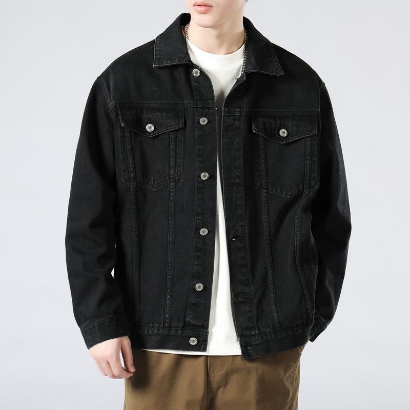 Denim Jacket Men's Cotton Loose - Minihomy