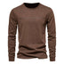 Men's Casual Exercise Round Neck Print Long Sleeves Bottoming Shirt - Minihomy