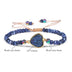 Natural Stone Woven Bracelet Mixed Shape Beads Quartz Adjustable Rope For Men Women Charm Fashion - Minihomy