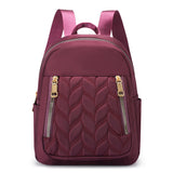 Women's Backpack - Simple Rhombus Trendy Solid Color