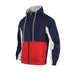 Men's Casual Polo Collar Contrast Color Double-layer Hooded Jacket - Minihomy