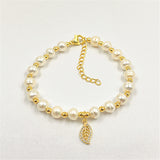 Women's Irregular Shaped Baroque Style Freshwater Pearl Bracelet