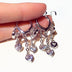 Inlaid Zircon Heart-shaped Ear Clip Eardrops Earrings - Minihomy