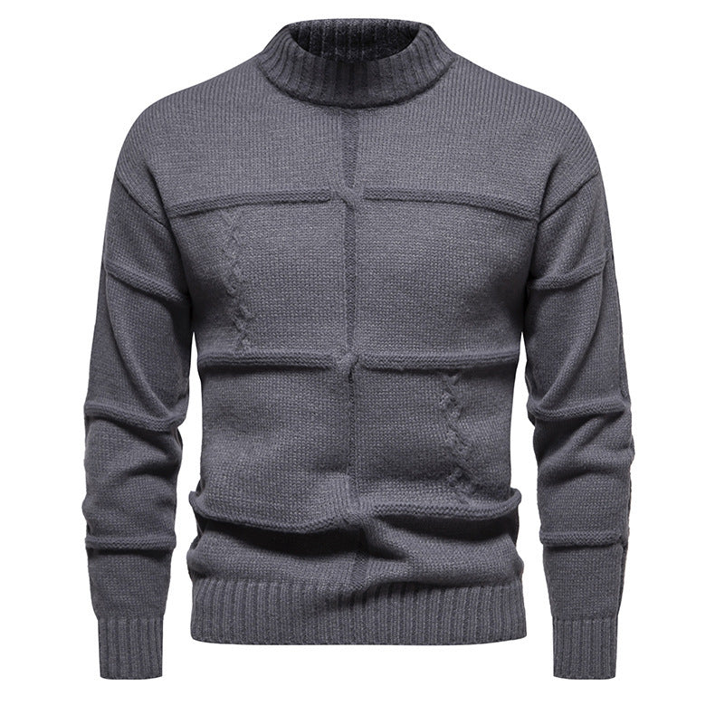 Crew Neck Casual Slim-fit Jumper - Minihomy