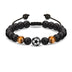 Men's Football Beaded Woven Bracelet - Minihomy