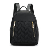 Women's Backpack - Simple Rhombus Trendy Solid Color