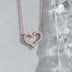 Exquisite Heart Necklace For Women - All-Matching Japanese Peach Heart Clavicle in Rose Gold - Minihomy