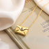 Creative Copper Plated Gold Pendant Necklace For Women - Minihomy