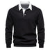 Men's Casual Versatile Long Sleeves Polo Collar Sweater - Minihomy