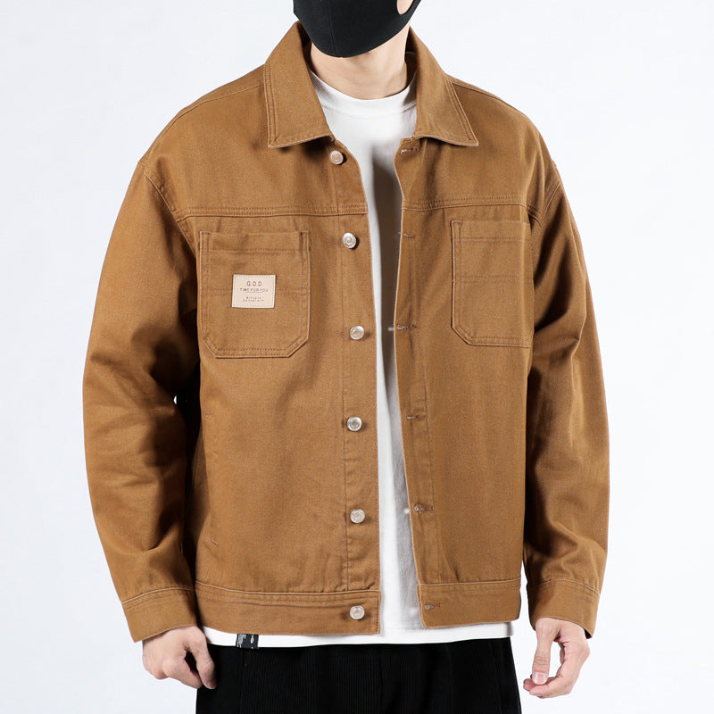 Denim Jacket Men's Cotton Loose - Minihomy