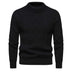 Men's Solid Color Round Neck Sweater Bottoming Shirt - Minihomy