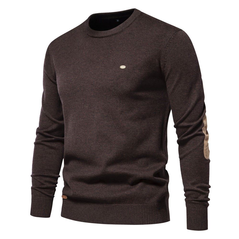 Men's Casual All-match Round Neck Sweater - Minihomy