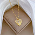 Love Eyes Full Diamond Light Luxury Temperament Necklace - Minihomy